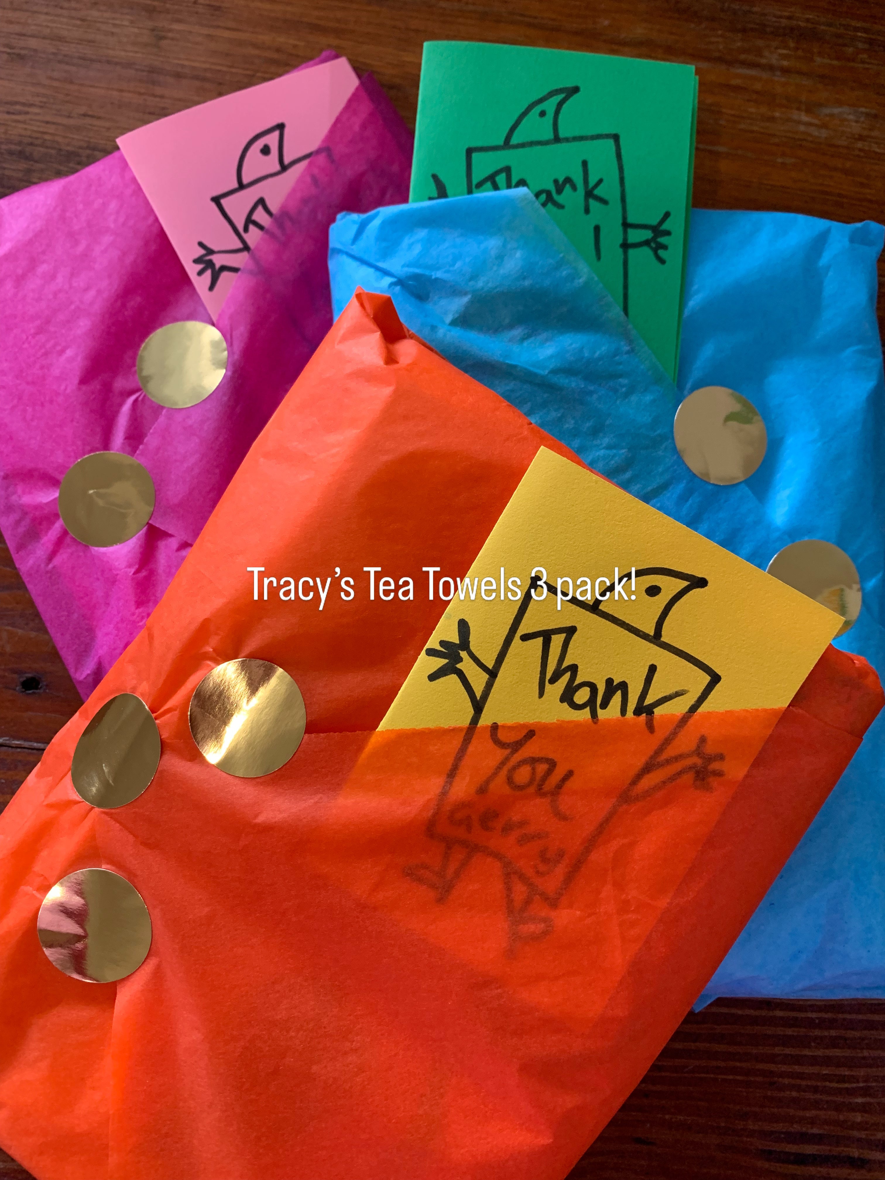 Single ~ Tracy’s Australian made Tea Towels.