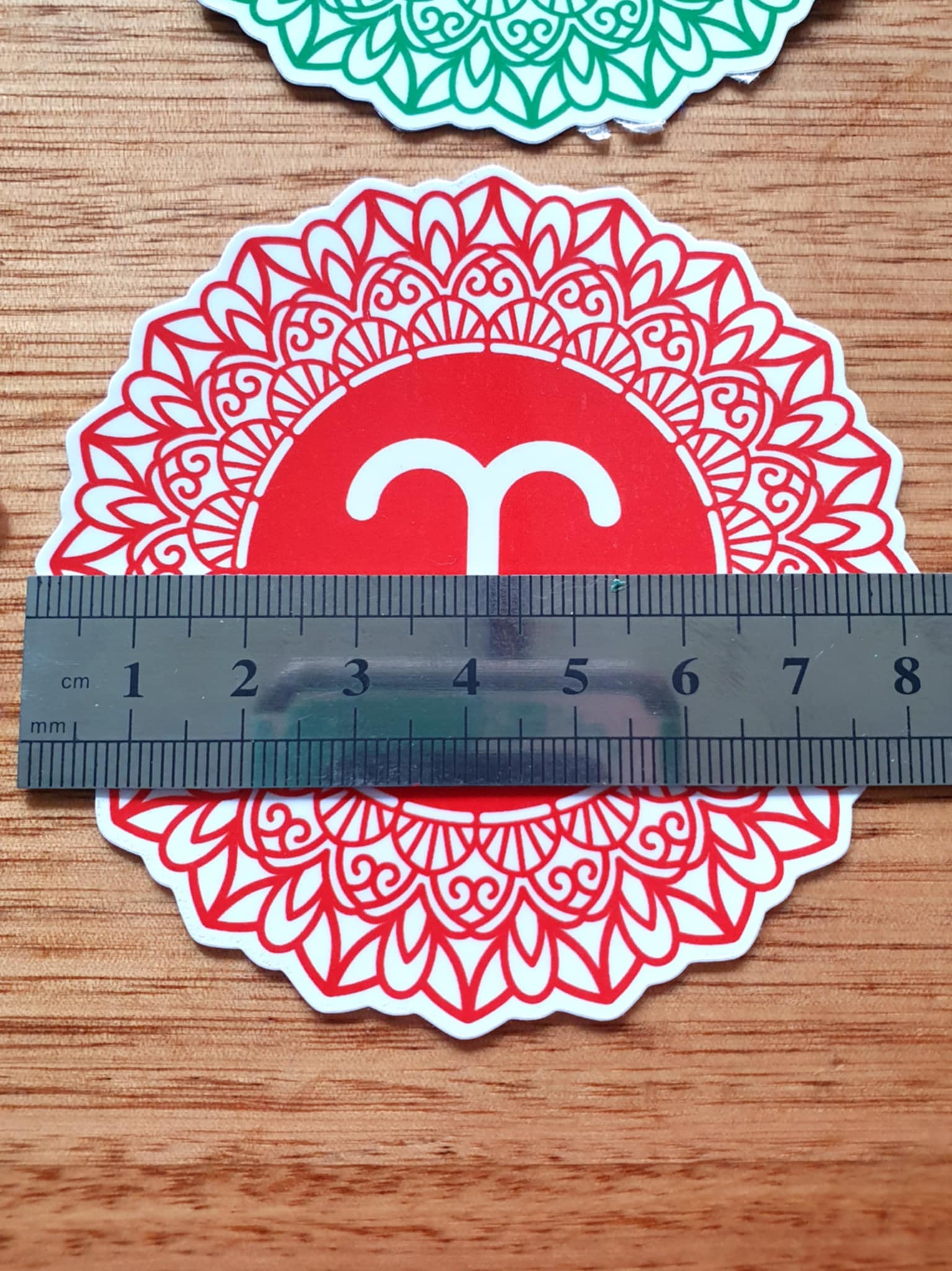 Zodiac sign stickers 12 set - Colour/White