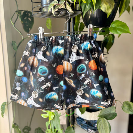 Kids’ Shorts – Size 4 (Space Theme)