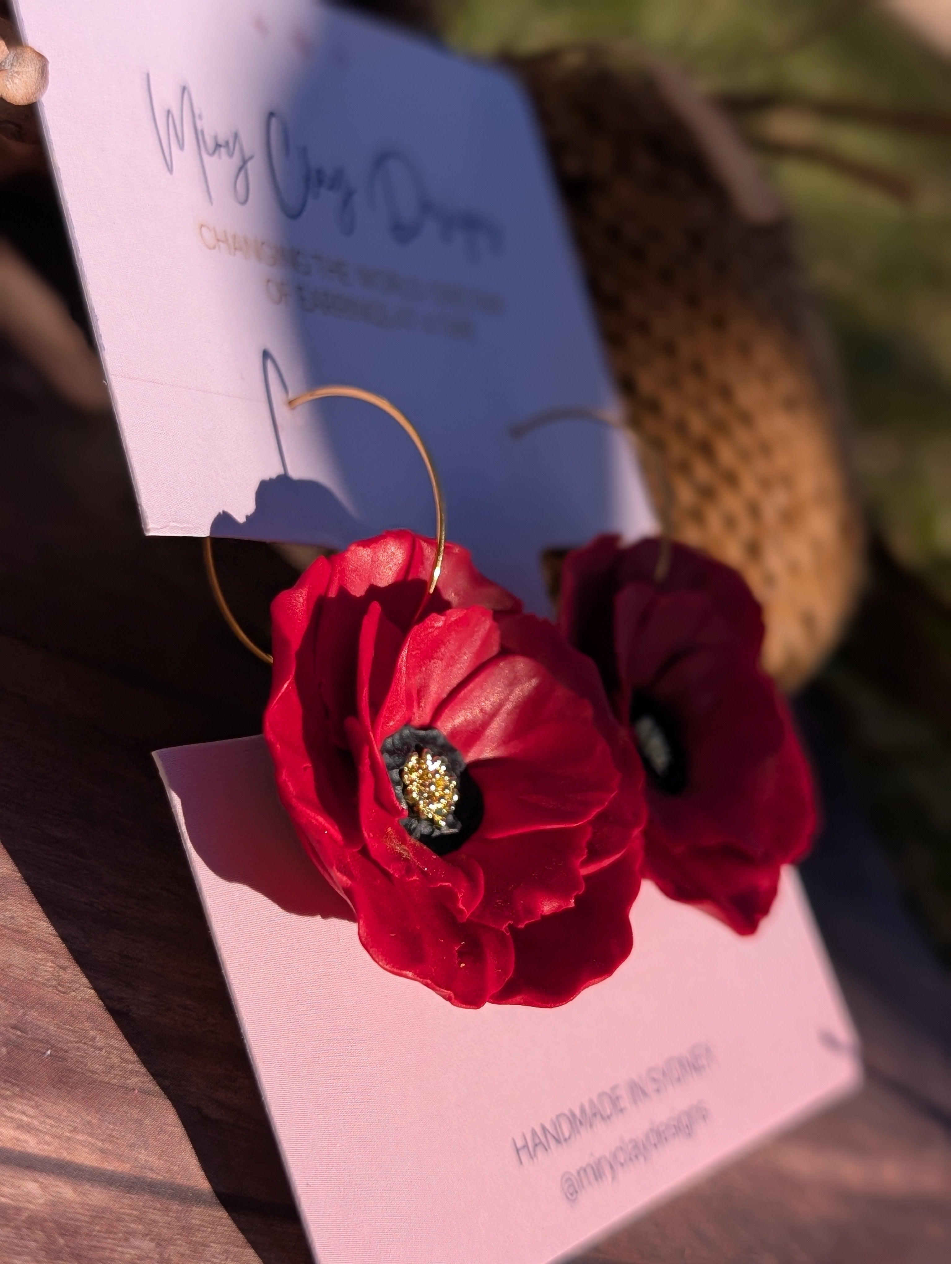 Poppy Hoops