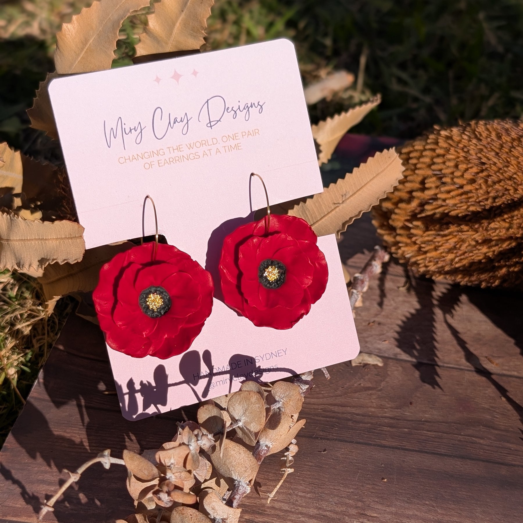 Poppy Hoops