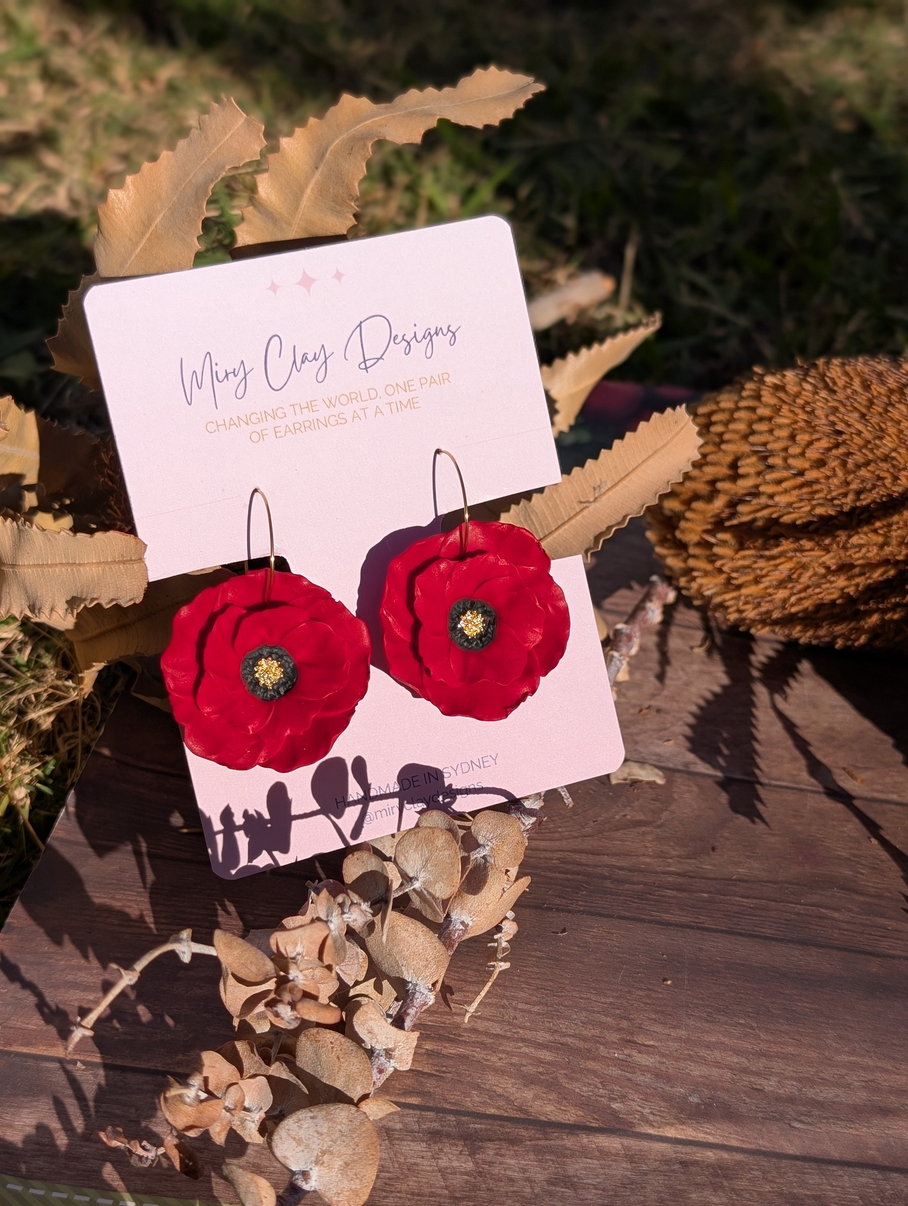 Poppy Hoops