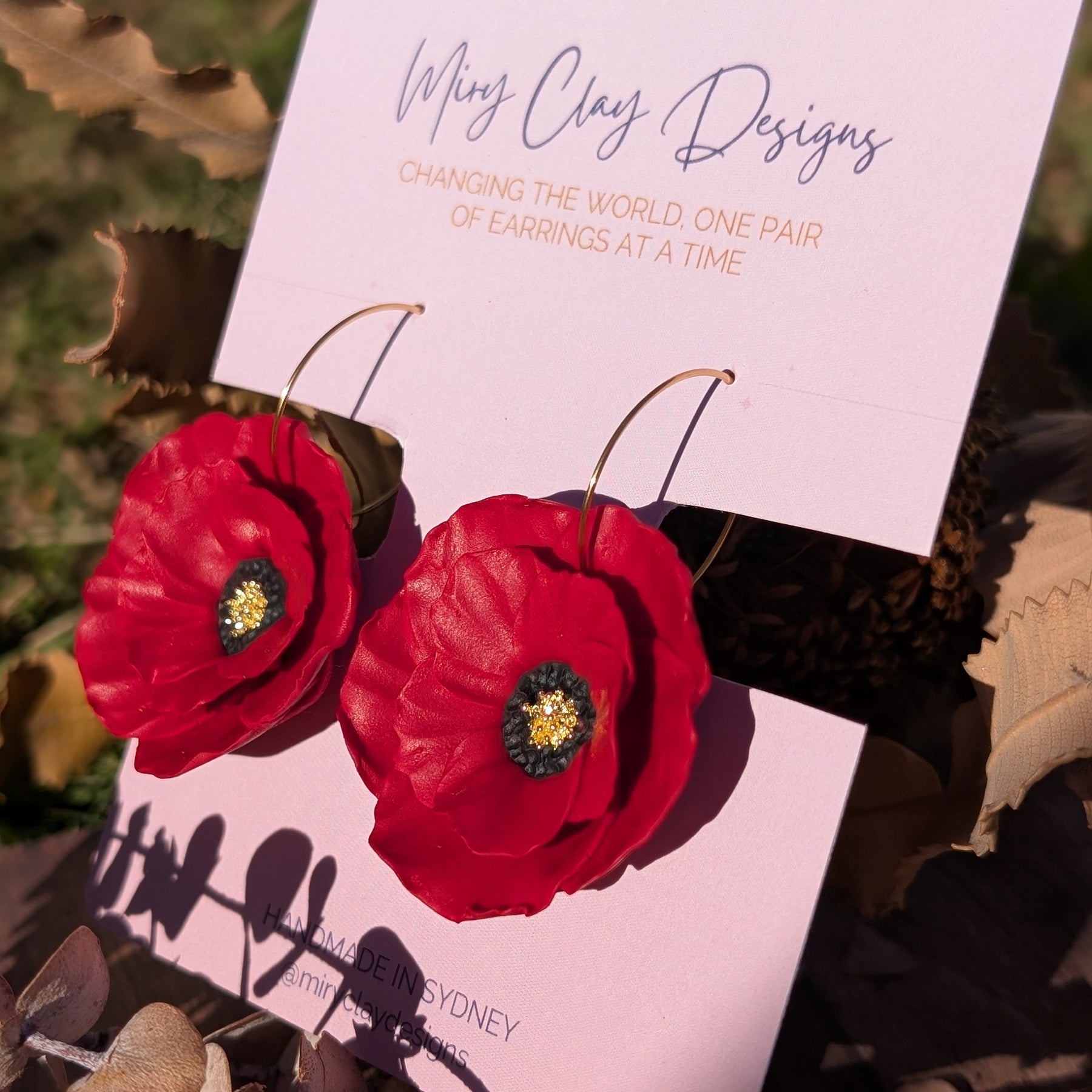 Poppy Hoops