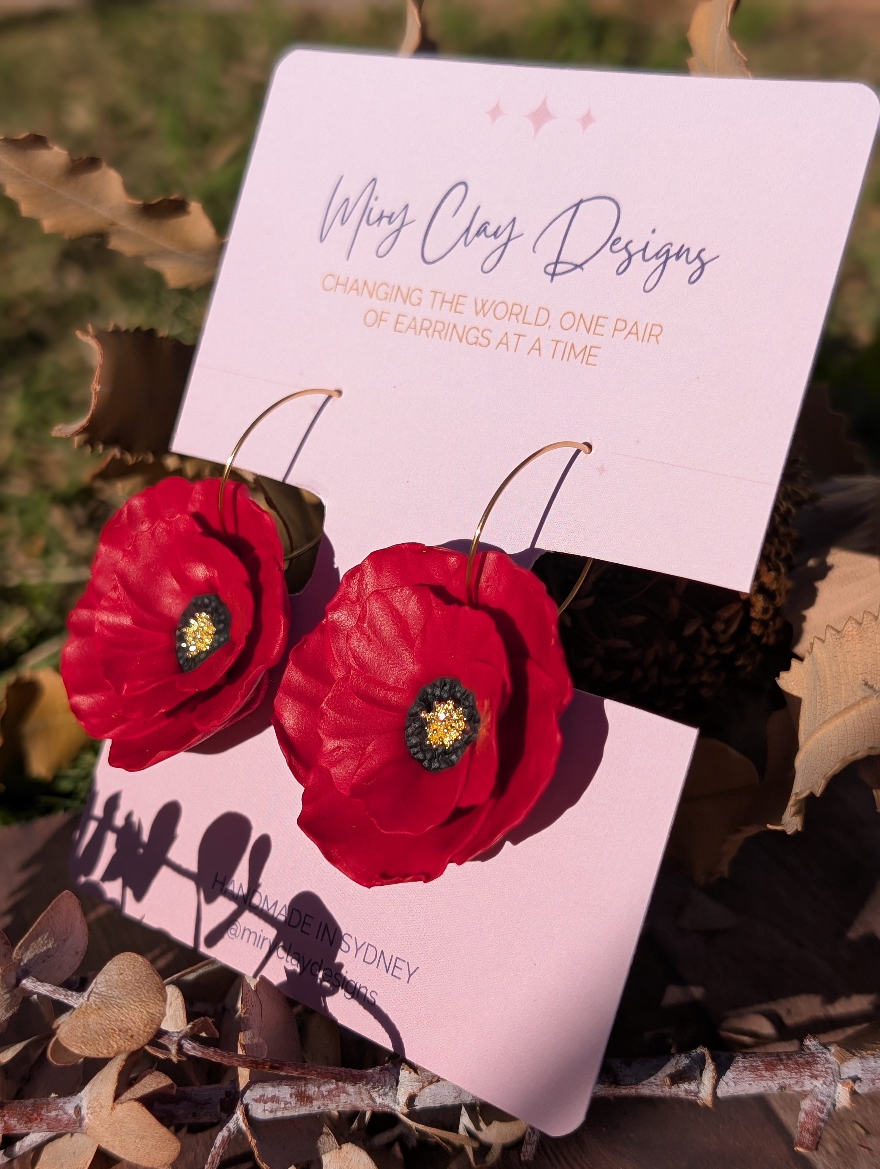 Poppy Hoops