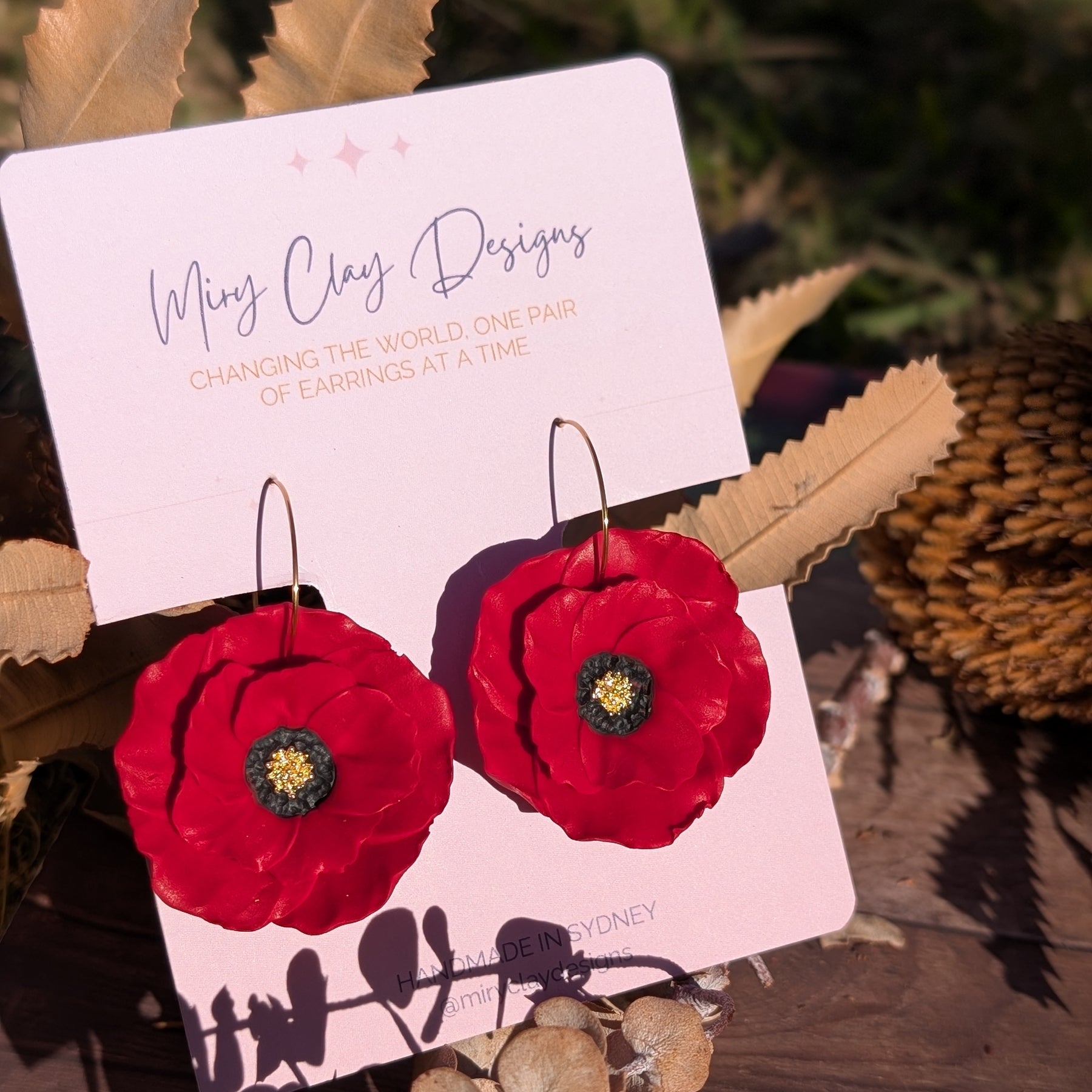 Poppy Hoops