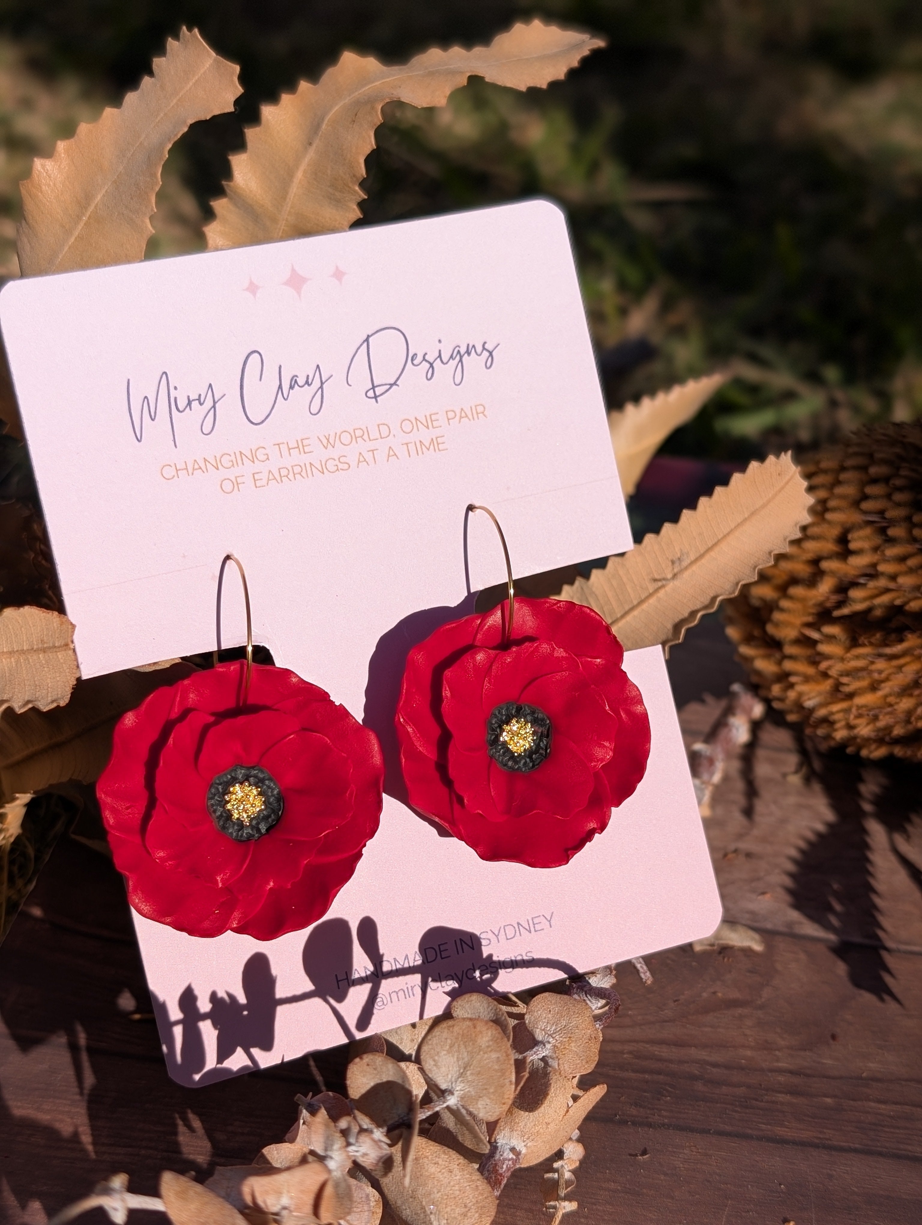 Poppy Hoops