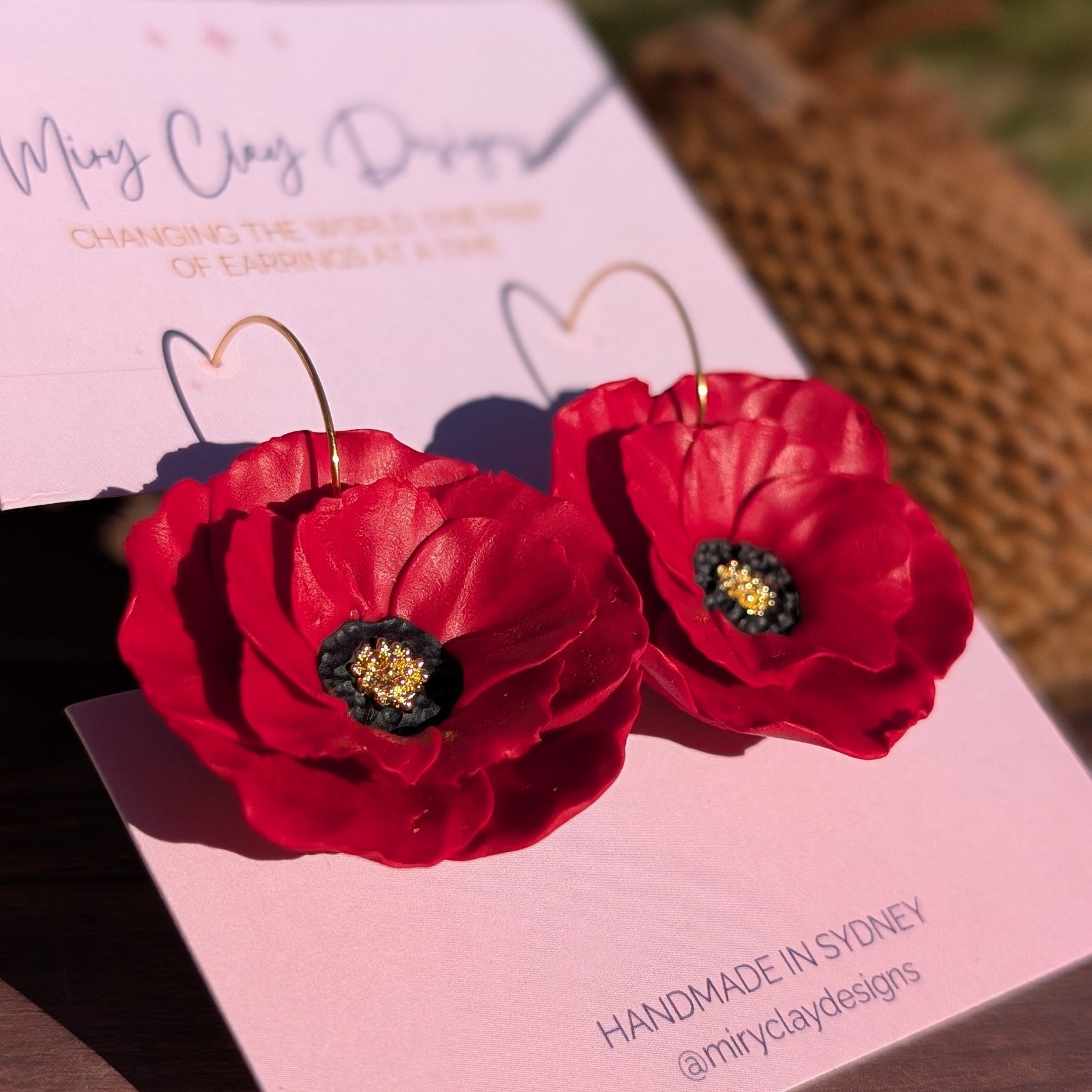 Poppy Hoops