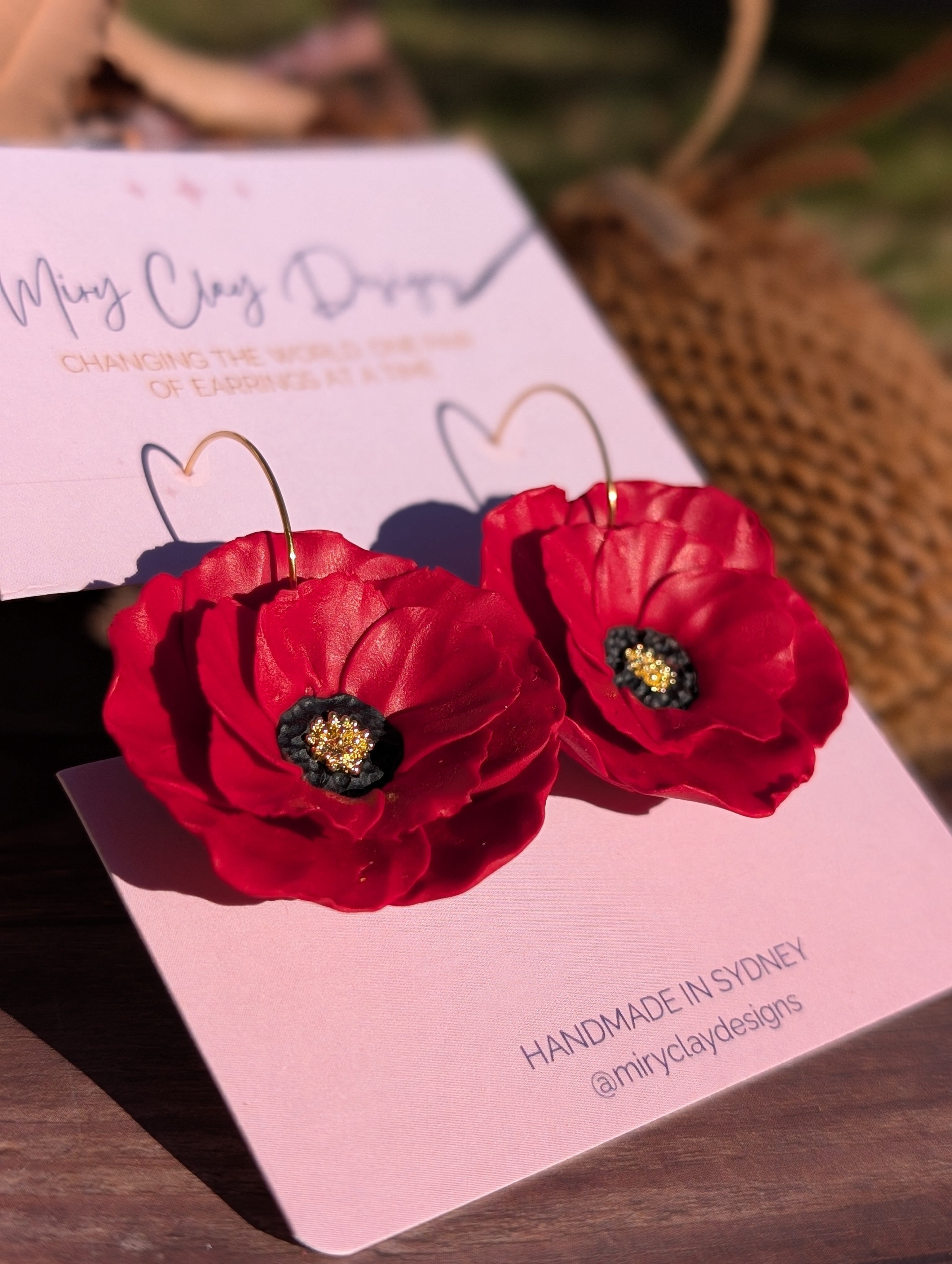 Poppy Hoops