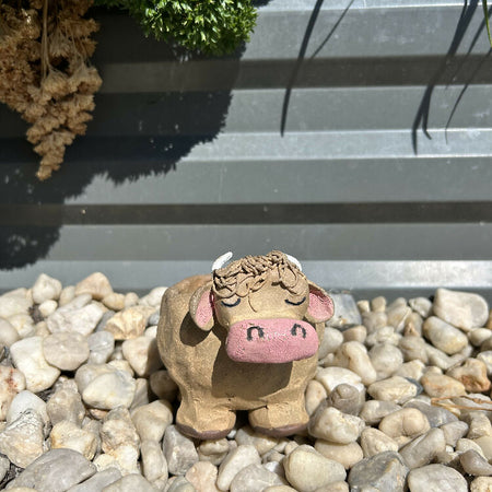 Brown Cow Planter