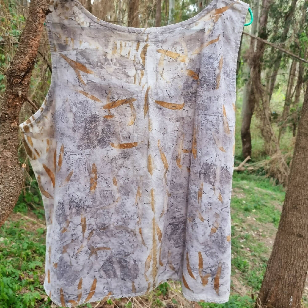 Cotton Tank Top - Upcycled - Plant-Dyed