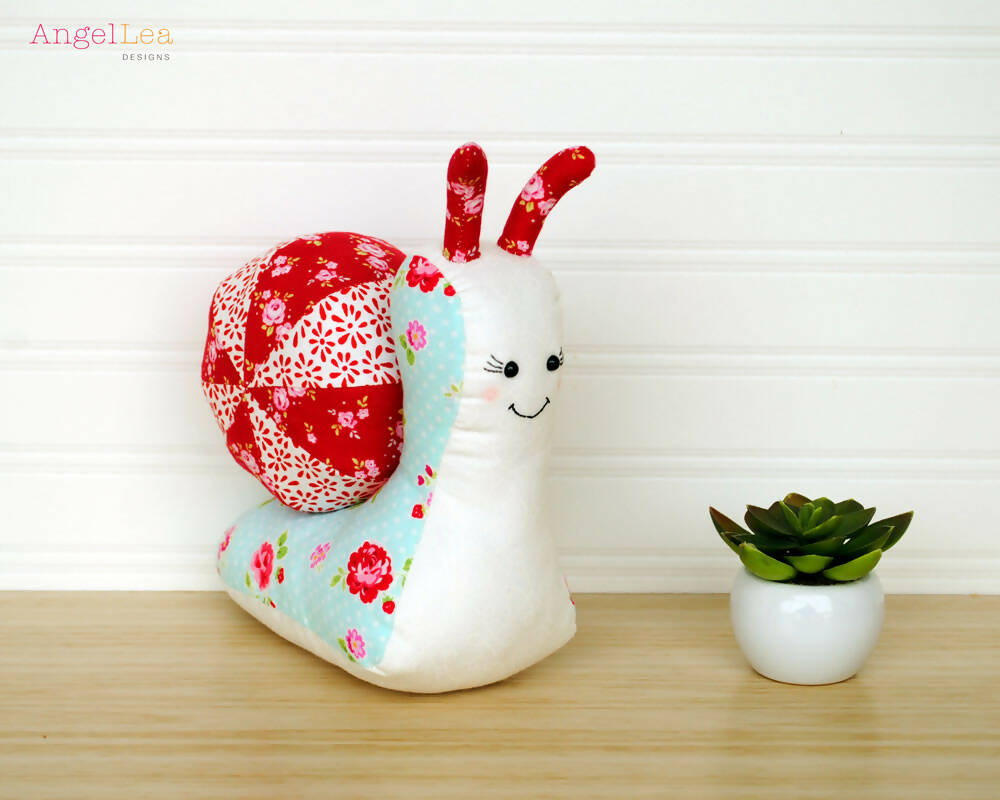 Snail Soft Toy PDF Sewing Pattern