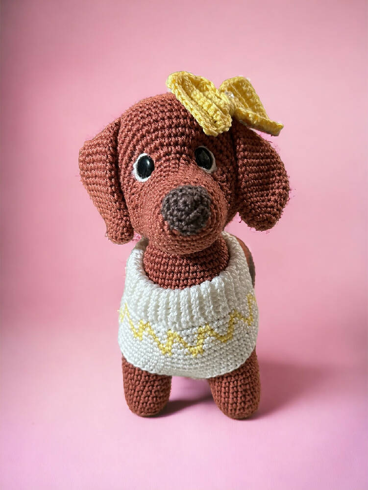 Crochet Cat or Dog in Jumper or dress
