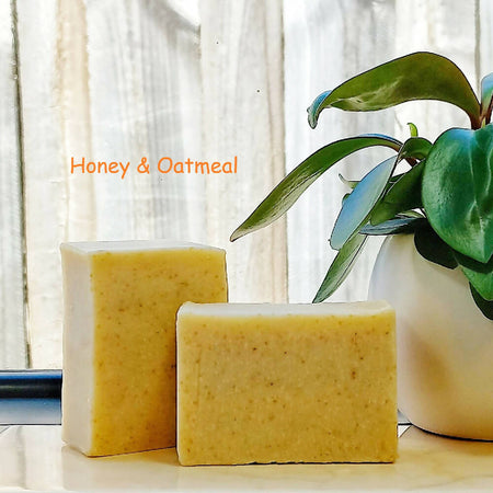Handmade Natural Soap - Honey & Oatmeal