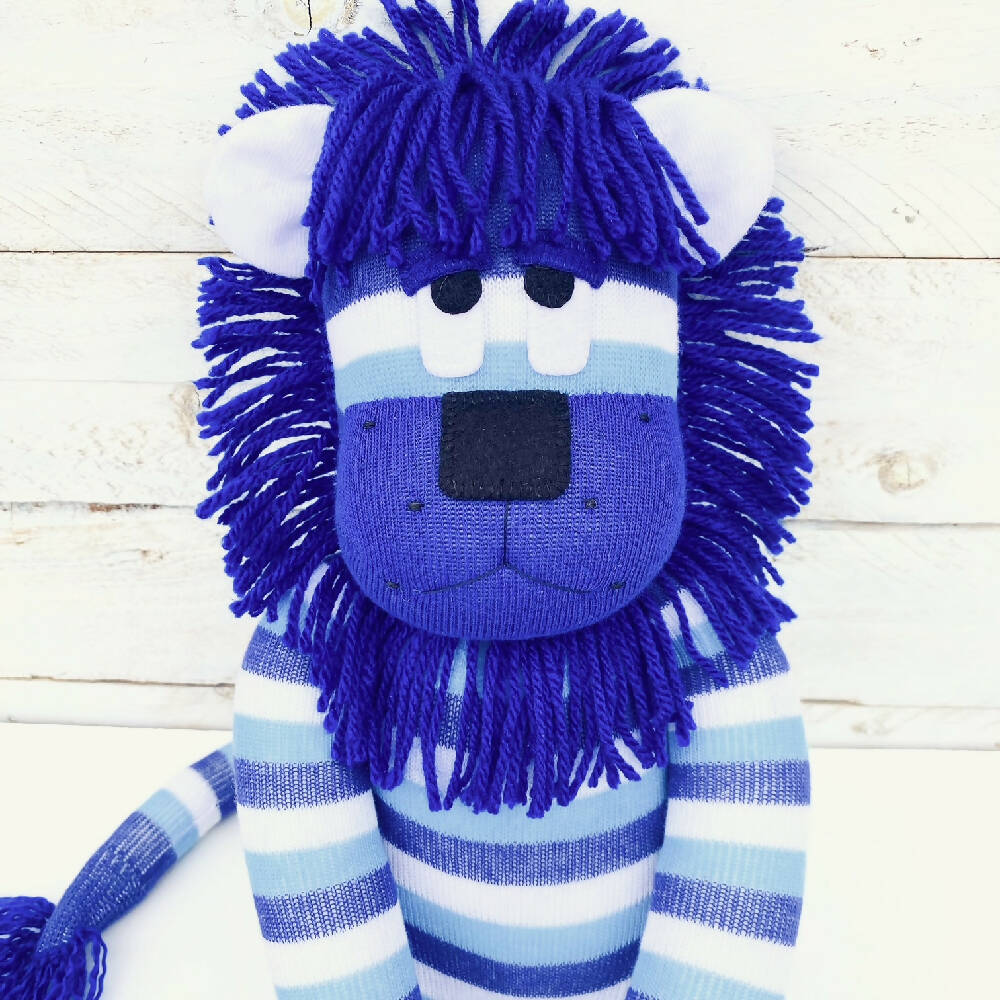 Lennox the Sock Lion - READY TO SHIP soft toy
