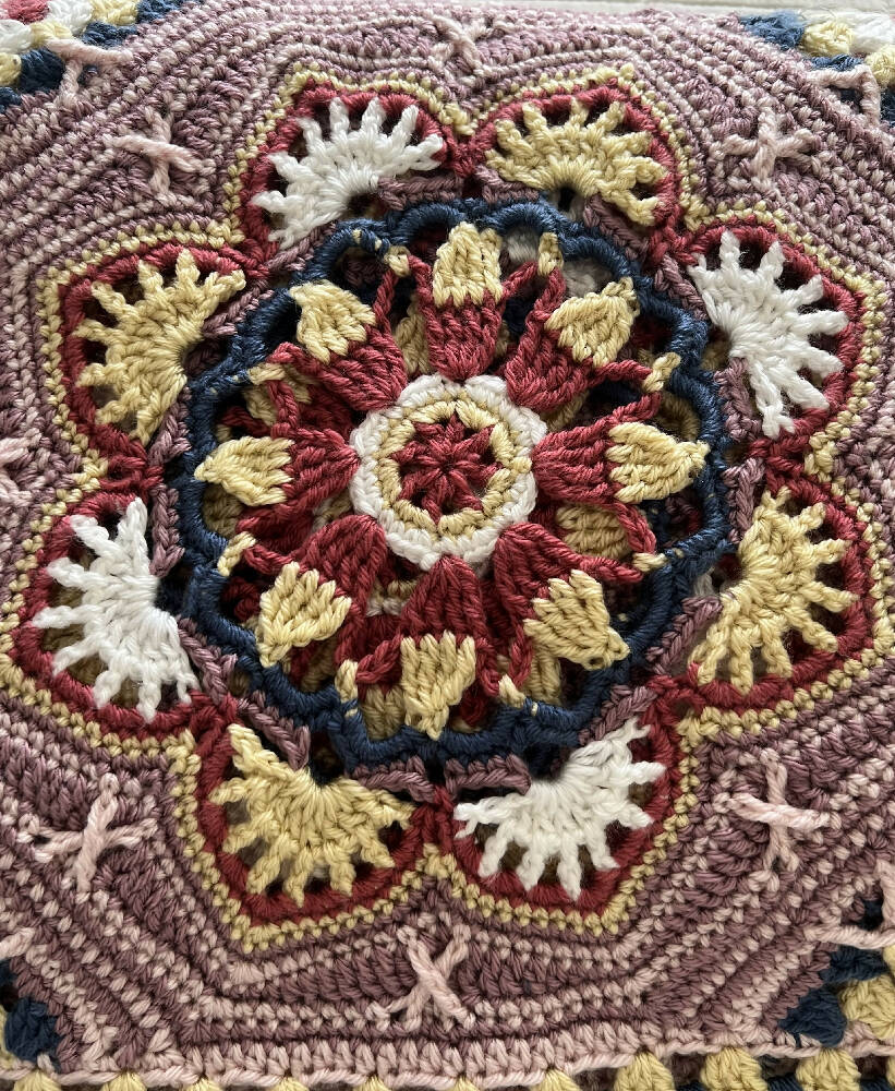 Persian Tiles Crochet Blanket