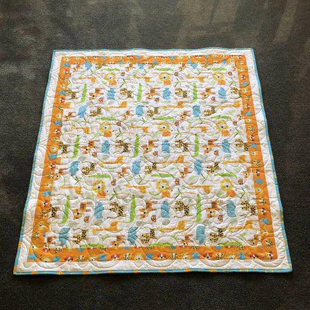 African Animals Play Quilt