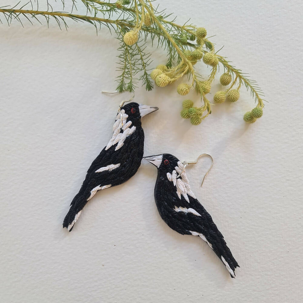 Monty Magpie Dangle Earrings