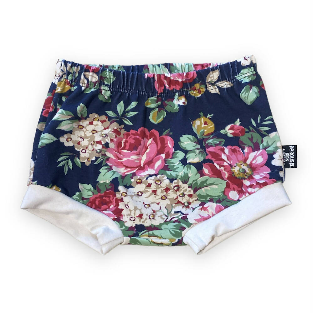 Bummies - Navy Roses