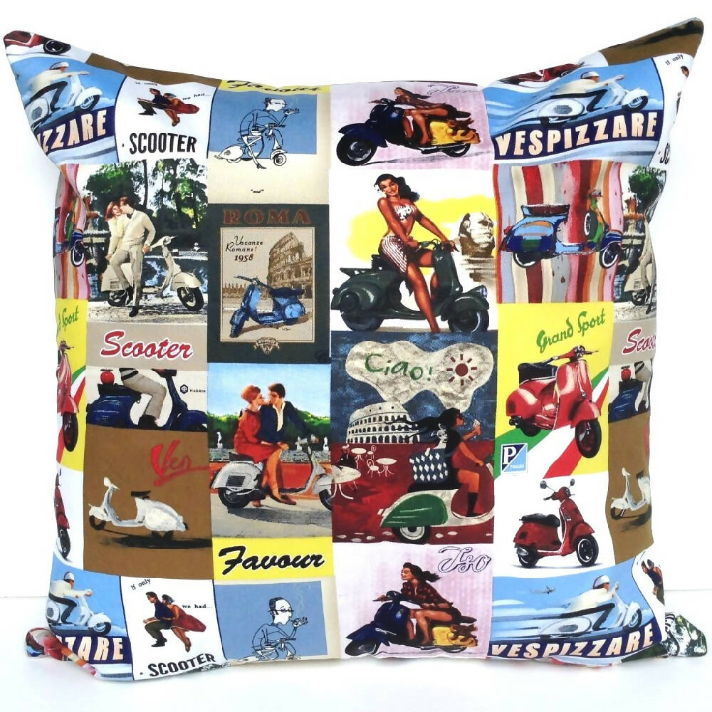 Mid Century Style Cushion Covers-Modern Home Decor-Gift for Traveler 45x45cm