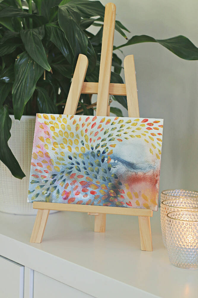 'Surprise Package'| Original abstract acrylic art | A5 size