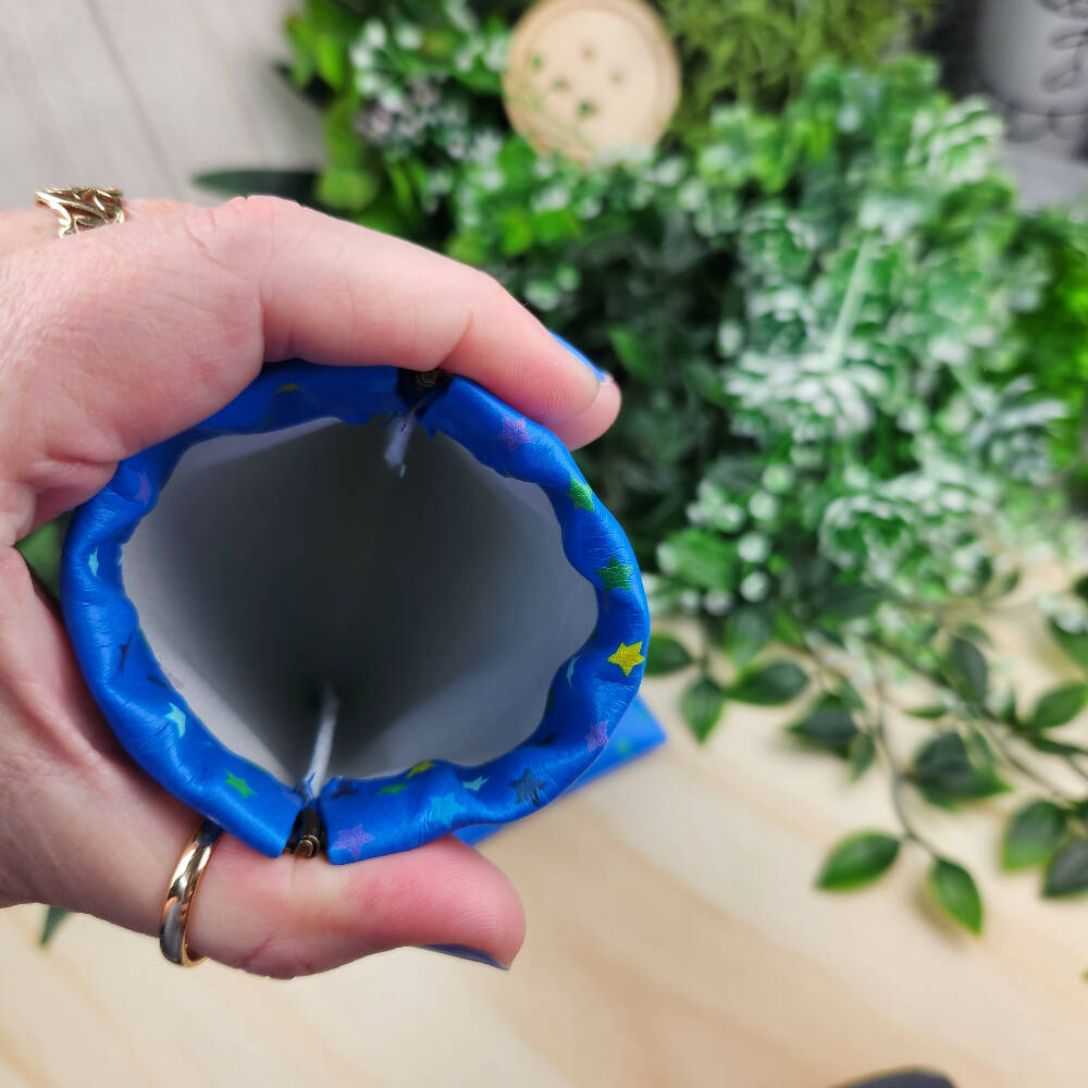 Glasses Case - Stars of Blue - Snap Closure