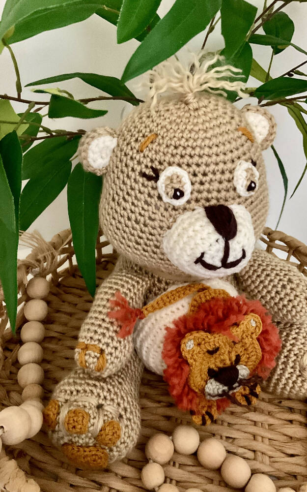 Handmade Teddy Bear - Tiger Teddy Bear