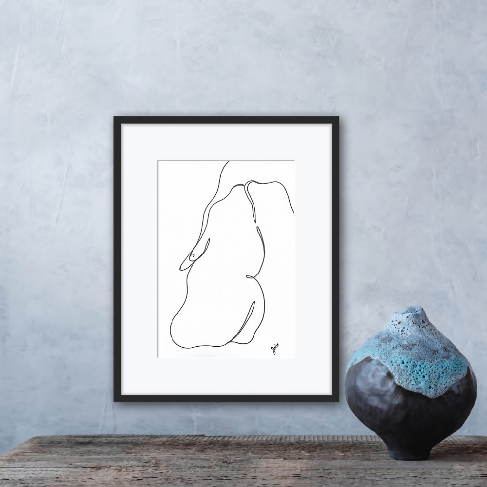 ‘This Is’ Original A4 line drawing artwork