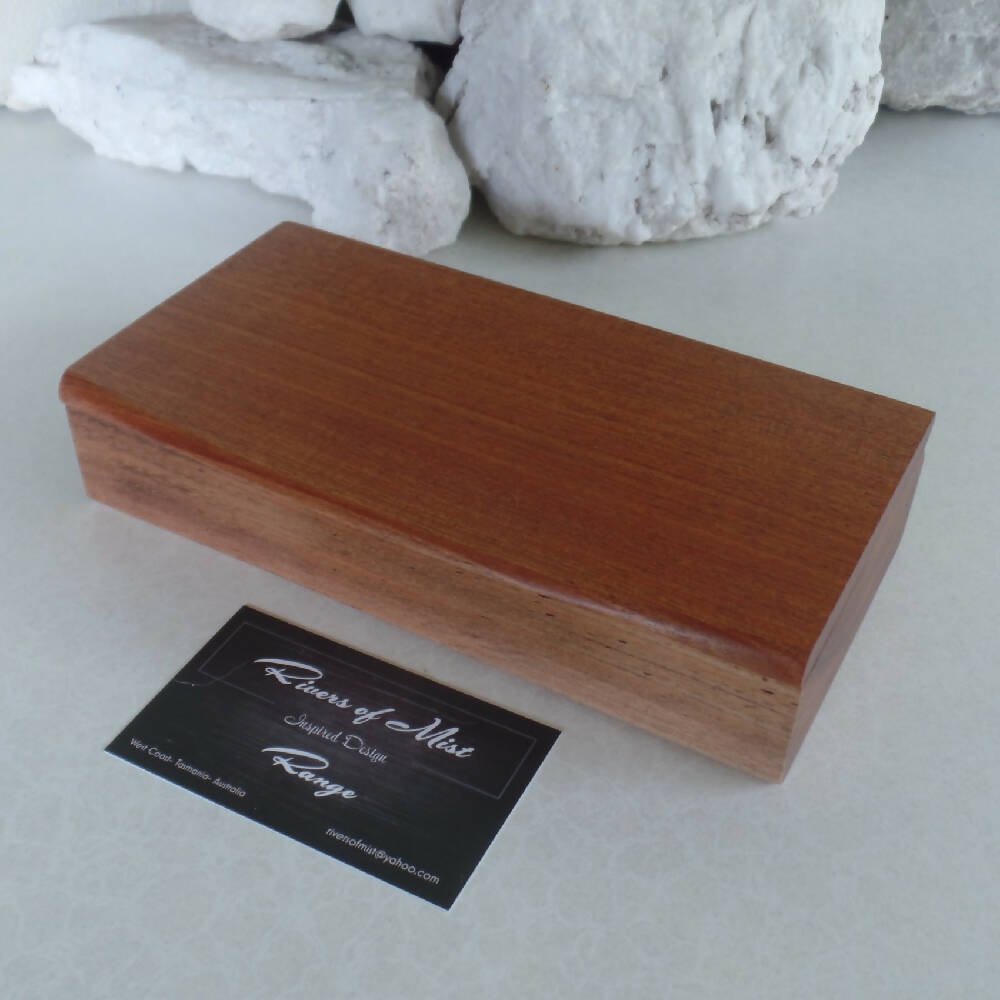 Larger Routed Wooden Box- Australian Timber- Tasmanian Blackwood