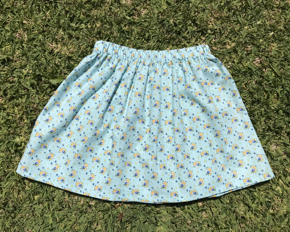 Floral Girls Skirt - Size 8