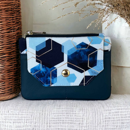 Savvy Coin Pouch Collection - Blue Pentagon