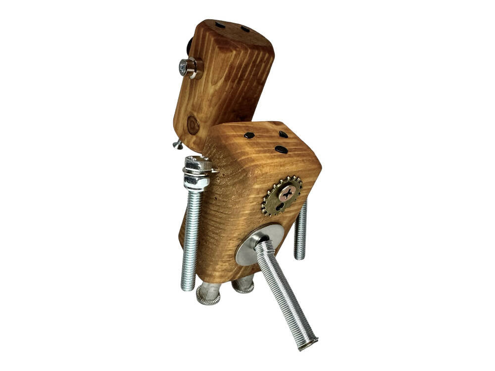 Phineas - Wooden Steampunk Robot