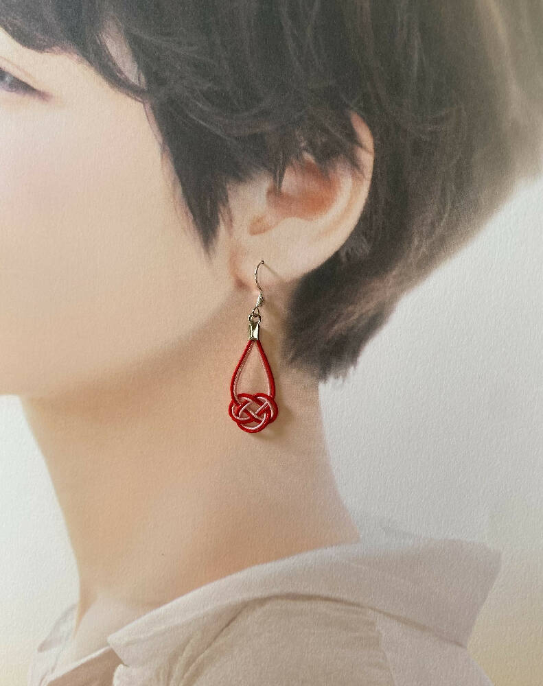 Mizuhiki earrings (small)