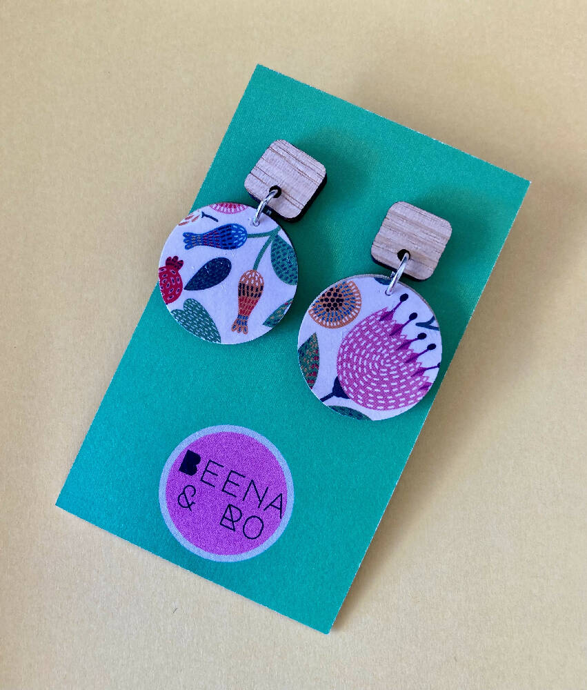 Spring blooms earrings