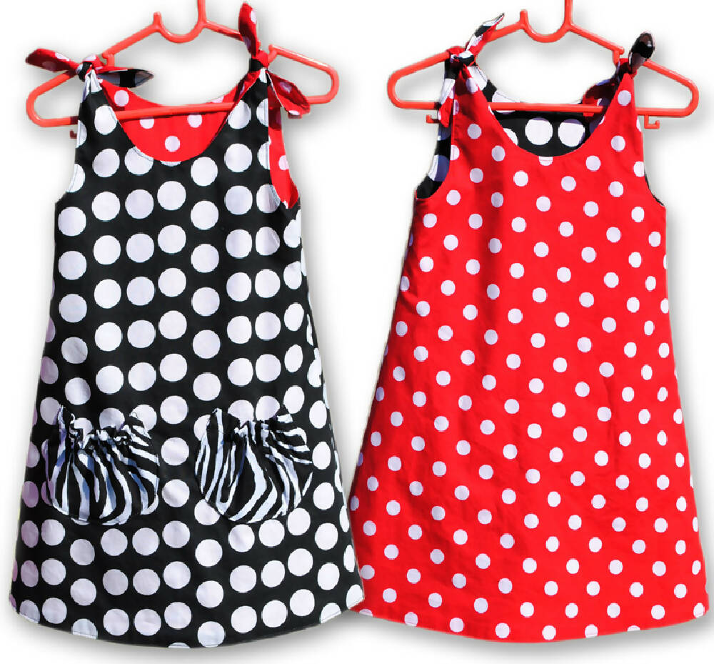 Girls Dress Pattern HARD COPY Paper Sewing Pattern and Tutorial