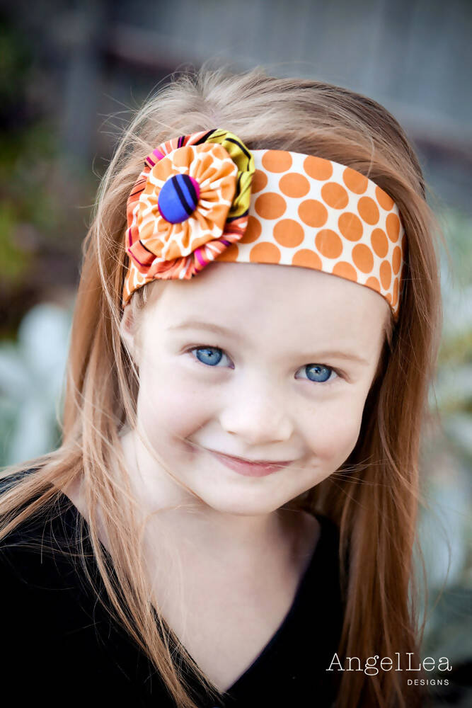 Funky Flower Headband PDF Sewing Pattern