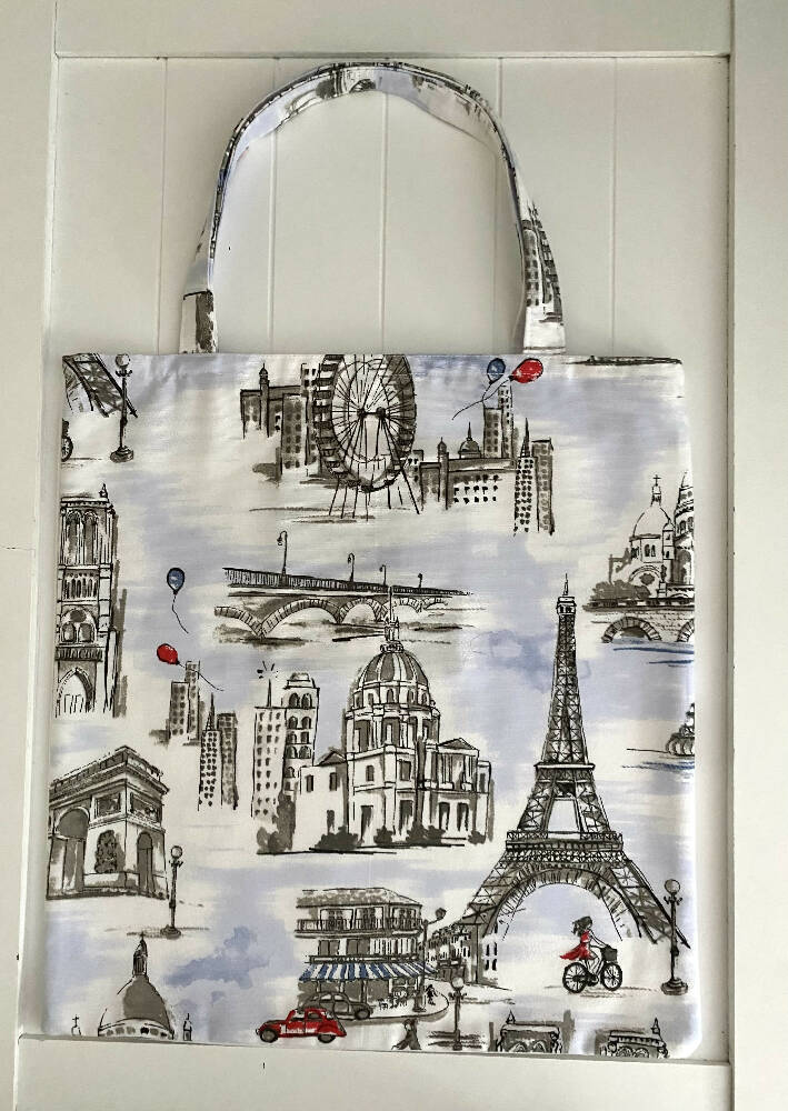 Paris perfection shopping/library bag