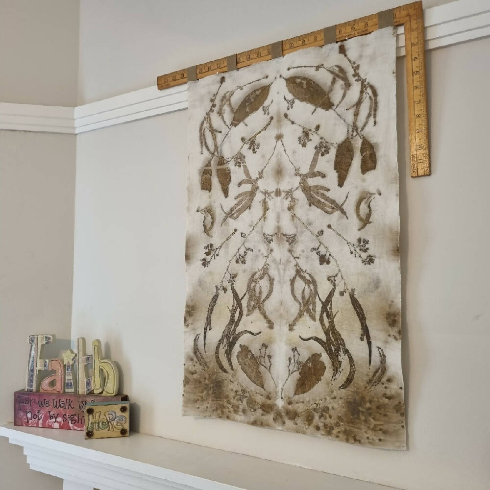 Textile Wall Hanging - Eucalyptus Botanical Print