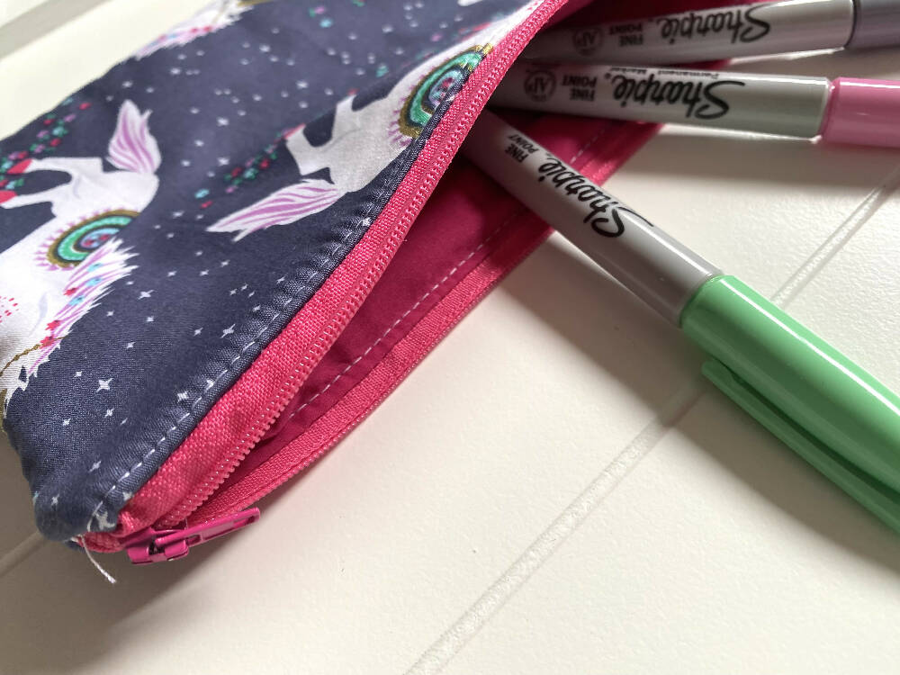 Unicorns pencil case