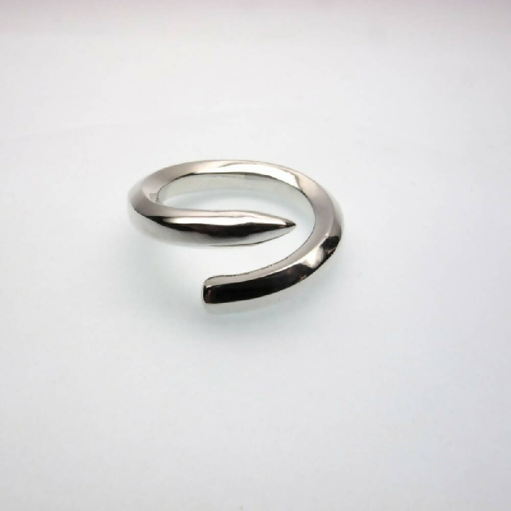 Sterling silver pencil ring 5