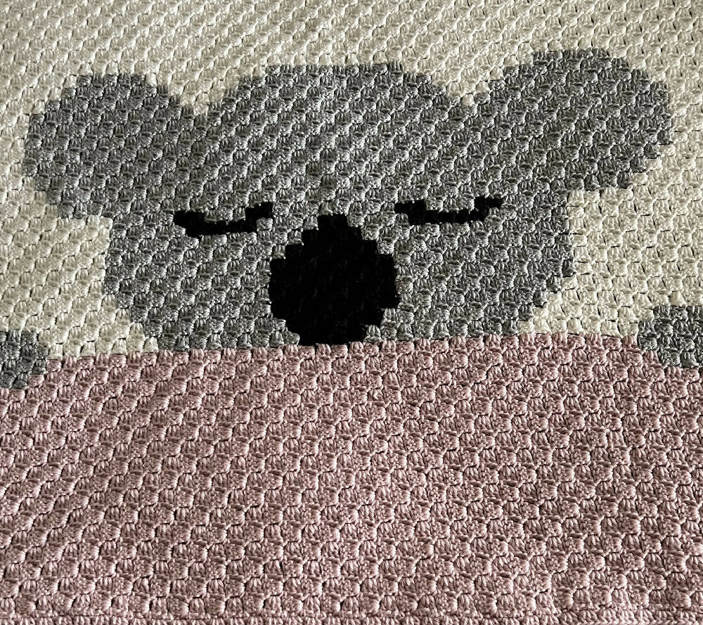 Crochet Lullaby Koala Blanket