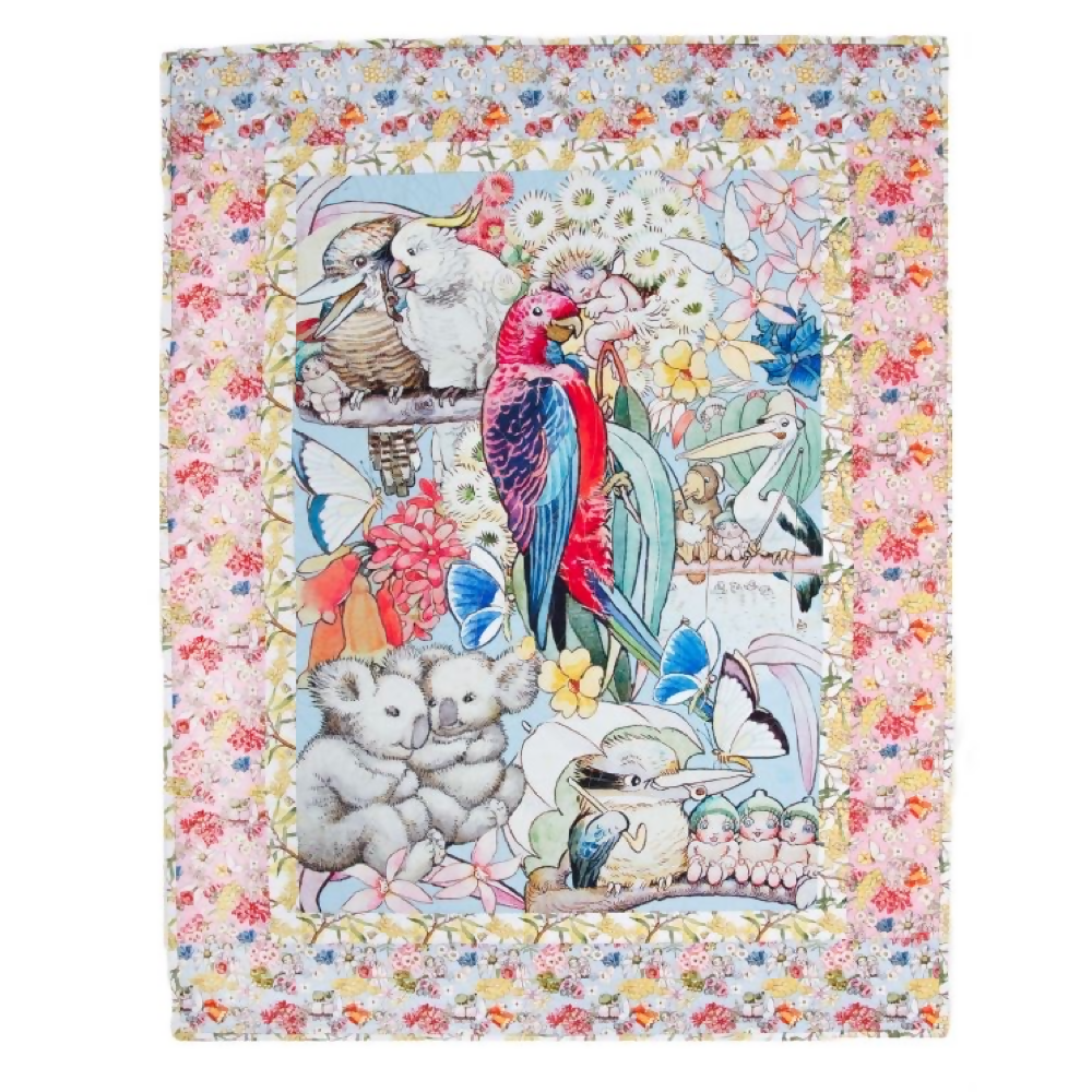 quilt handmade Australia baby gift - may gibbs