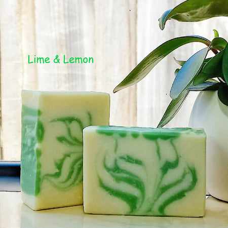 Handmade Natural Soap - Lime and Lemon (available 2 Feb)