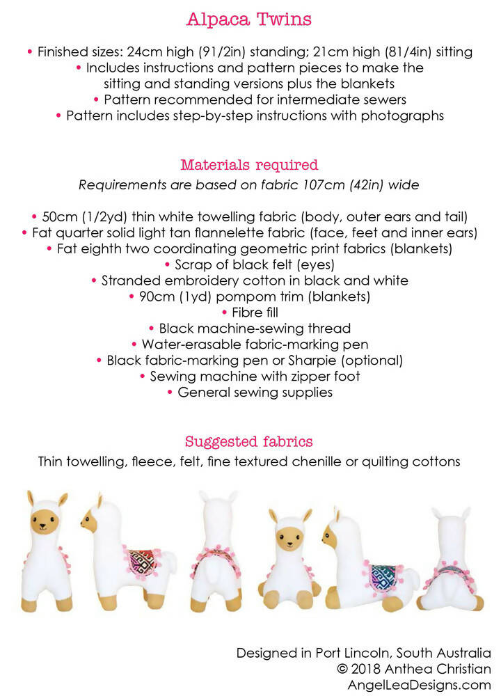 alpaca-softie-materials-required