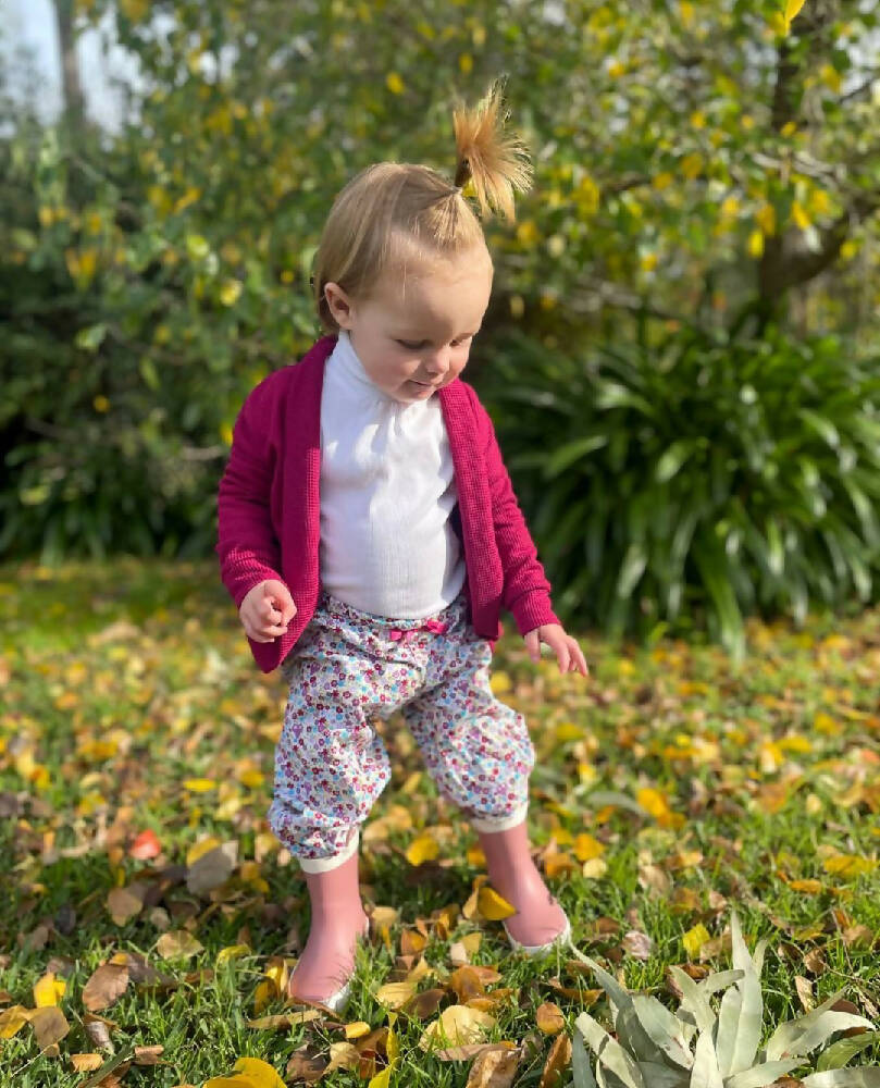 CREAM - Waffle Knit Baby Cocoon Cardigan