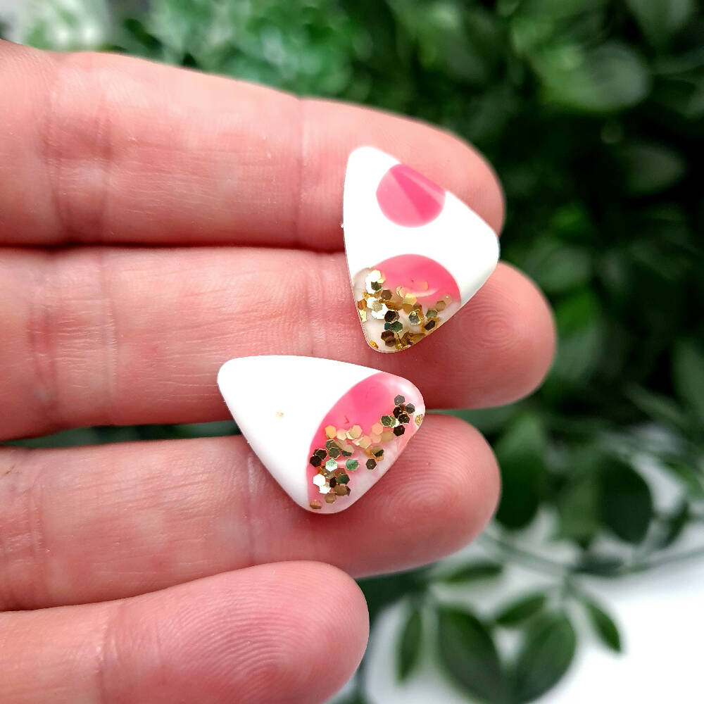 stud Earrings Marshmello Tilly Triangle (2)
