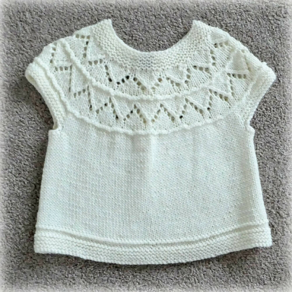 Special occasion cardigans. Wedding, baptism. Lace yoke, Free Post