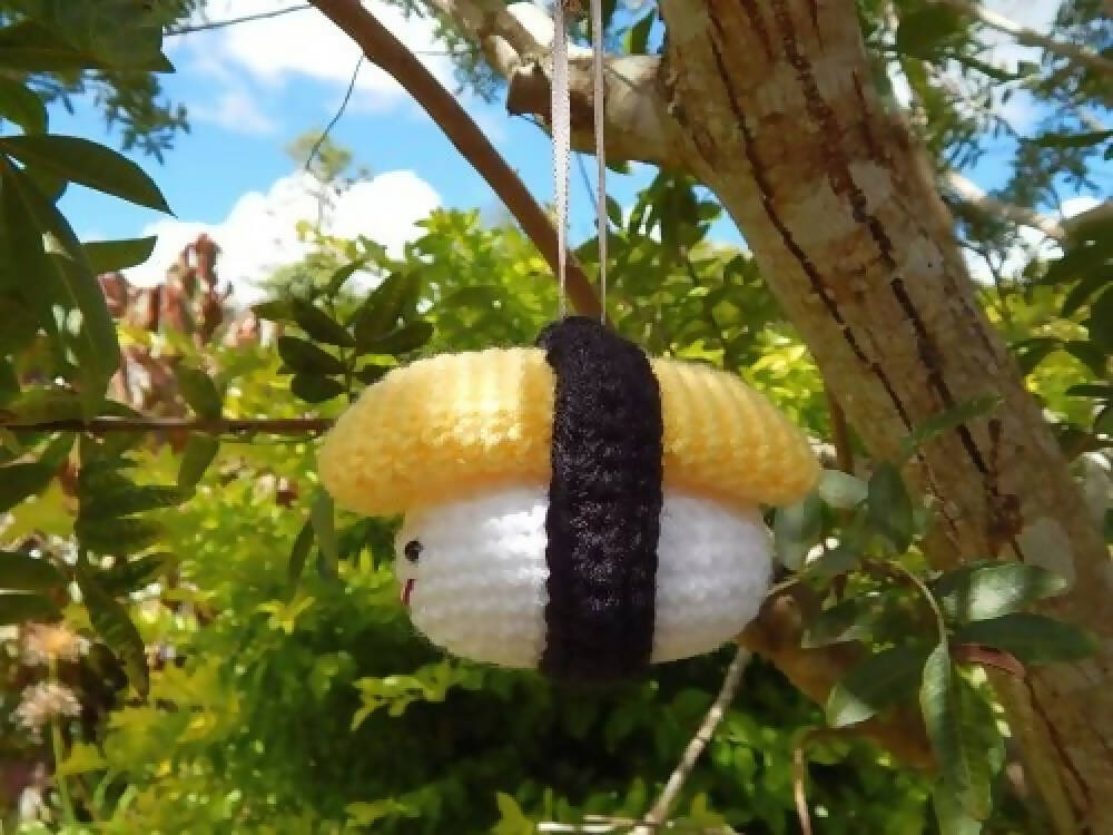 Sushi / Sushi Ornament / Crochet Sushi / Crochet Sushi Ornament