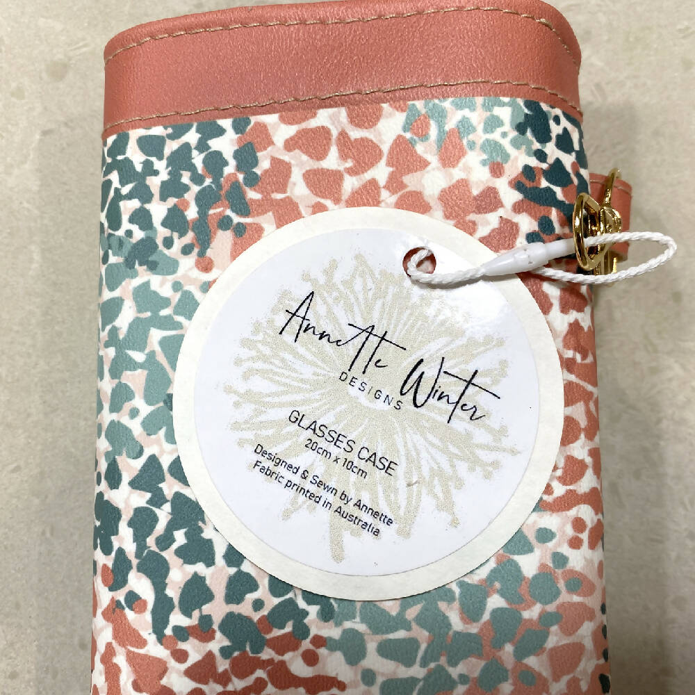 Soft-glasses-case-faux-leather-dappled-abstract-floral-E