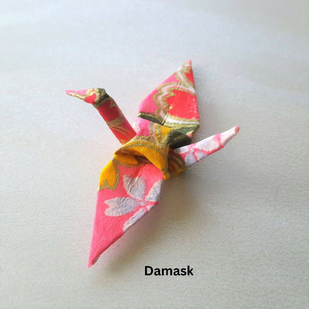 Damask crane - Marion Nelson Art