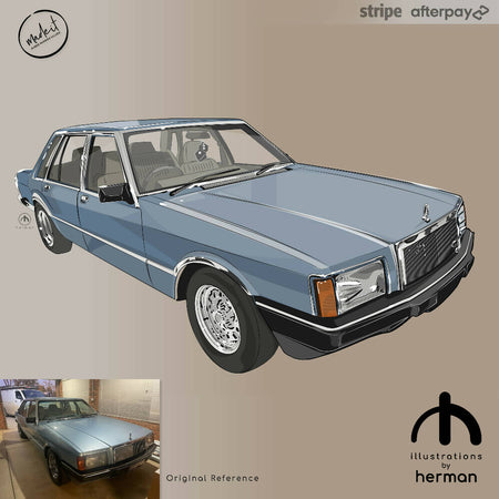 Custom Portrait | 2D COLOURED | Vehicles | Vector Illustrations